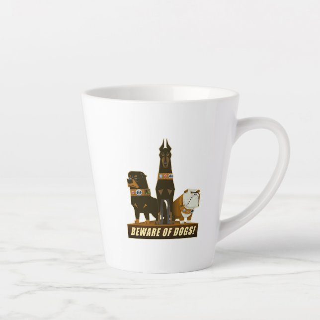 Charles Muntz' dogs from Disney Pixar UP Movie Latte Mug (Right)