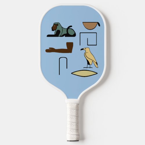 Charles Name in Hieroglyphs symbols of ancient Egy Pickleball Paddle