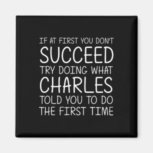 Charles Name Personalized Birthday Funny Christmas Magnet