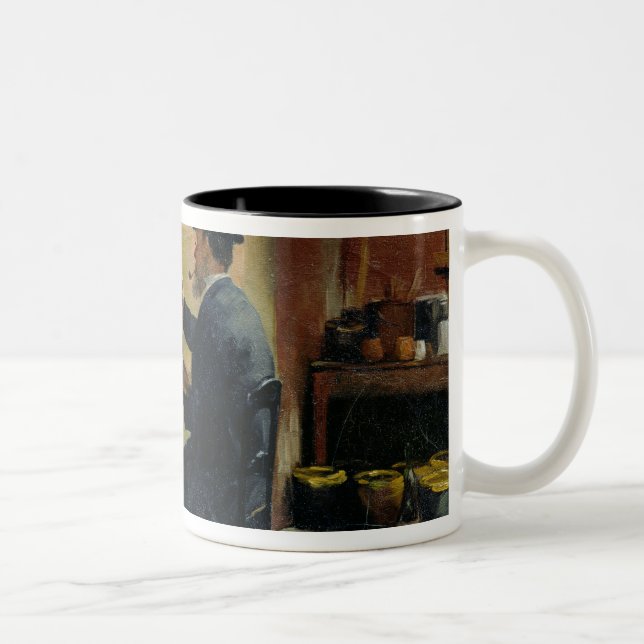 Charles Philippe Gevens, father-in-law of artist Two-Tone Coffee Mug (Right)