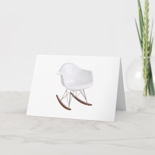 Charles & Ray Eames Shell Eiffel Rocking Chair Card (Front)
