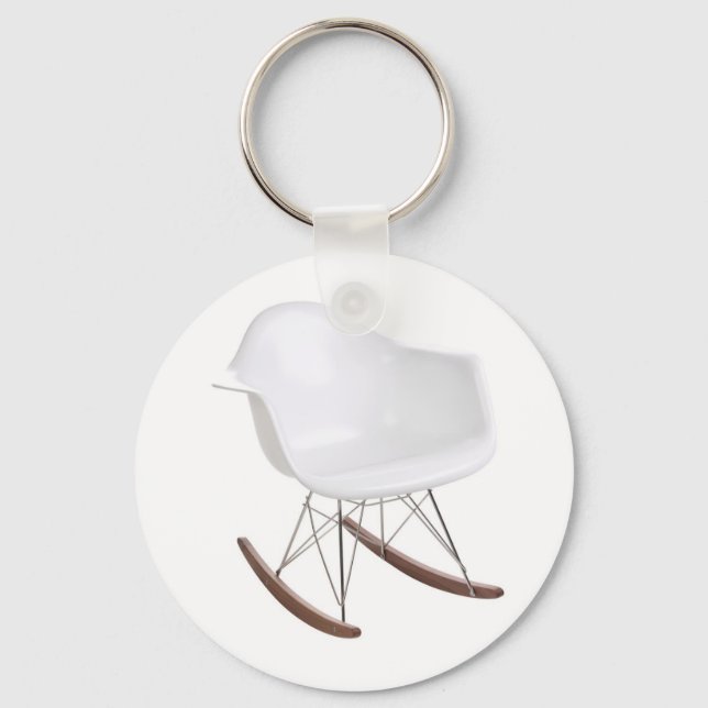 Charles & Ray Eames Shell Eiffel Rocking Chair Keychain (Front)