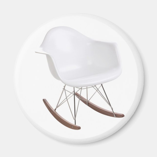 Charles & Ray Eames Shell Eiffel Rocking Chair Magnet (Front)