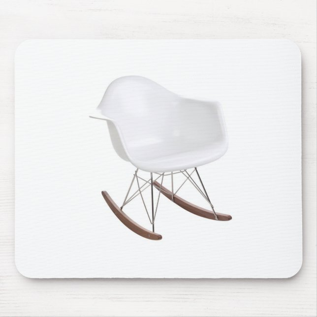 Charles & Ray Eames Shell Eiffel Rocking Chair Mouse Pad (Front)