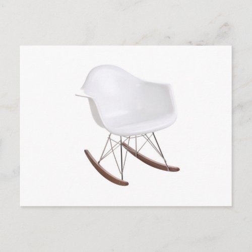 Charles  Ray Eames Shell Eiffel Rocking Chair Postcard