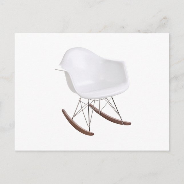Charles & Ray Eames Shell Eiffel Rocking Chair Postcard (Front)