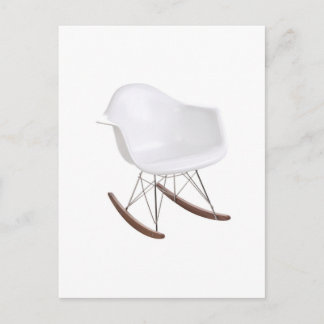 Charles & Ray Eames Shell Eiffel Rocking Chair Postcard