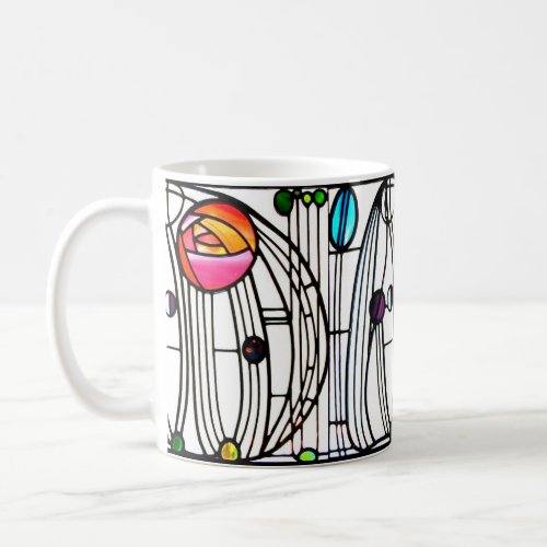 Charles Rennie Mackintosh flowers Coffee Mug