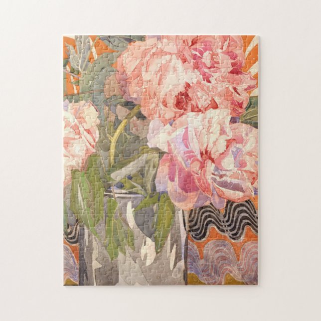 Charles Rennie Mackintosh - Peonies Jigsaw Puzzle (Vertical)
