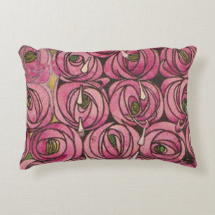 Charles Rennie Mackintosh - Roses Accent Pillow