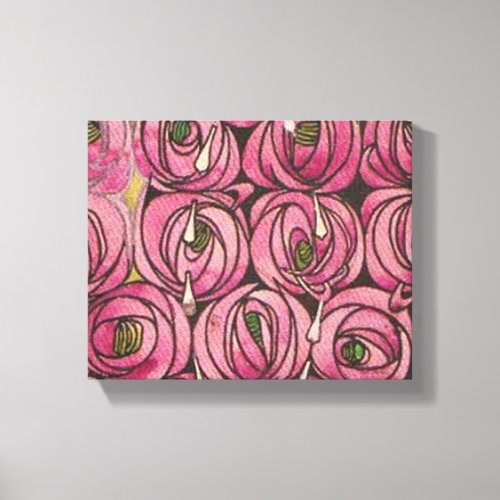 Charles Rennie Mackintosh _ Roses Canvas Print