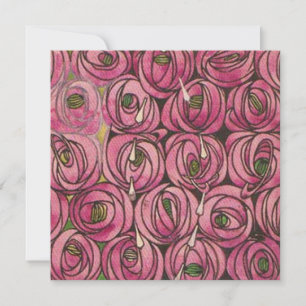 Charles Rennie Mackintosh - Roses Holiday Card