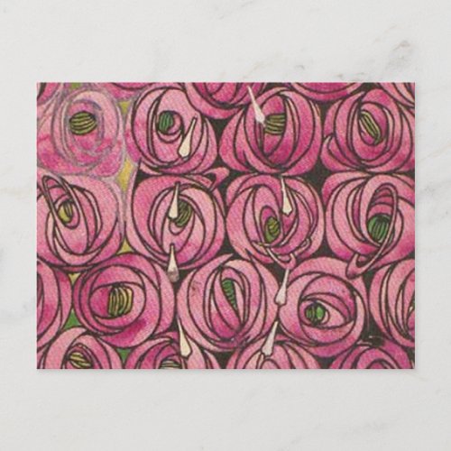 Charles Rennie Mackintosh _ Roses Holiday Postcard
