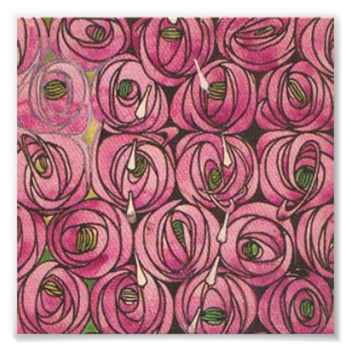 Charles Rennie Mackintosh _ Roses Photo Print