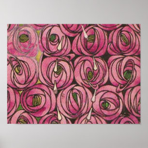 Charles Rennie Mackintosh - Roses Poster