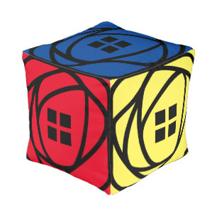 Charles Rennie Mackintosh Roses Pouf