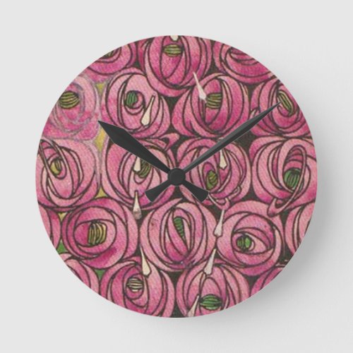 Charles Rennie Mackintosh _ Roses Round Clock