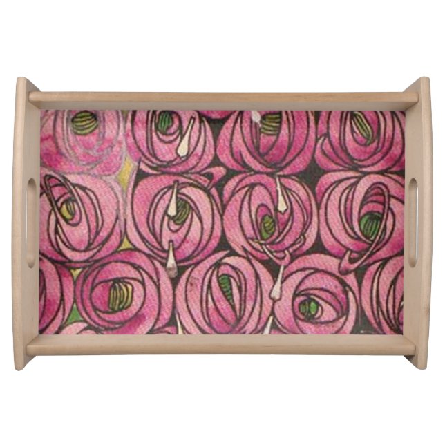 Charles Rennie Mackintosh - Roses Serving Tray (Front)