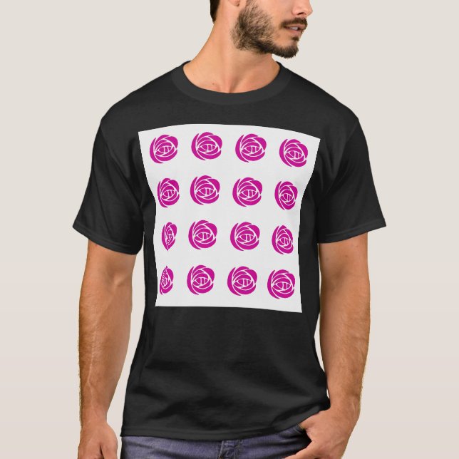 Charles Rennie Mackintosh Roses T-Shirt (Front)