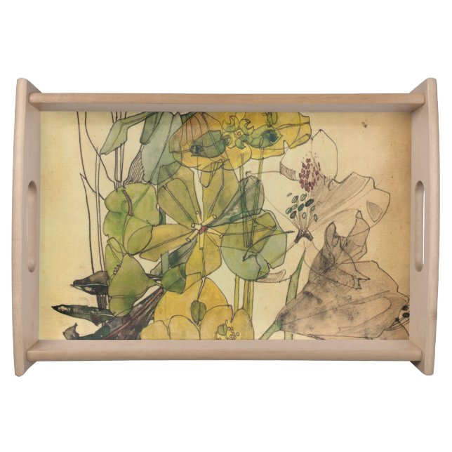 Charles Rennie Mackintosh - Spurge With Yham 1909 Serving Tray (Front)