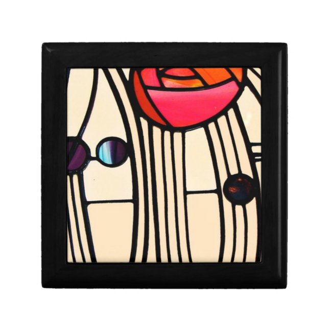 Charles Rennie Mackintosh Stained Glass Gift Box (Front)