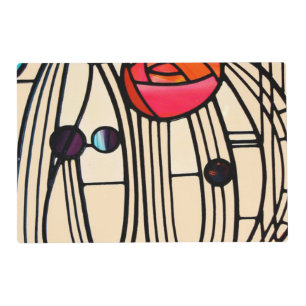 Charles Rennie Mackintosh Stained Glass Placemat