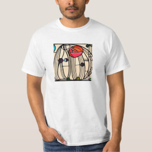 Charles Rennie Mackintosh Stained Glass T-Shirt