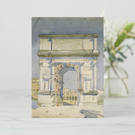 Charles Rennie Mackintosh -The Arch of Titus, Rome (Standing Front)