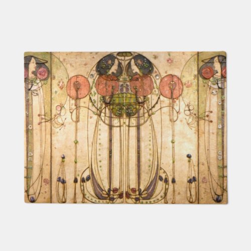 Charles Rennie Mackintosh The Wassail Doormat
