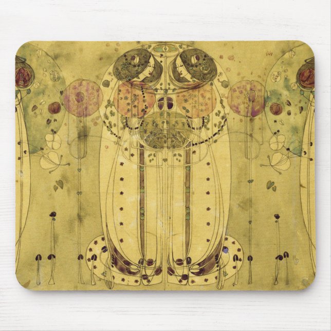 Charles Rennie Mackintosh - The Wassail Mouse Pad (Front)