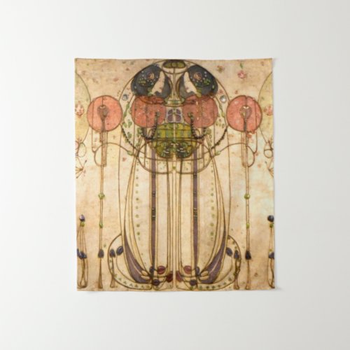 Charles Rennie Mackintosh The Wassail Tapestry