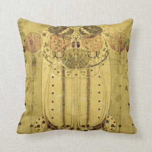 Charles Rennie Mackintosh - The Wassail Throw Pillow