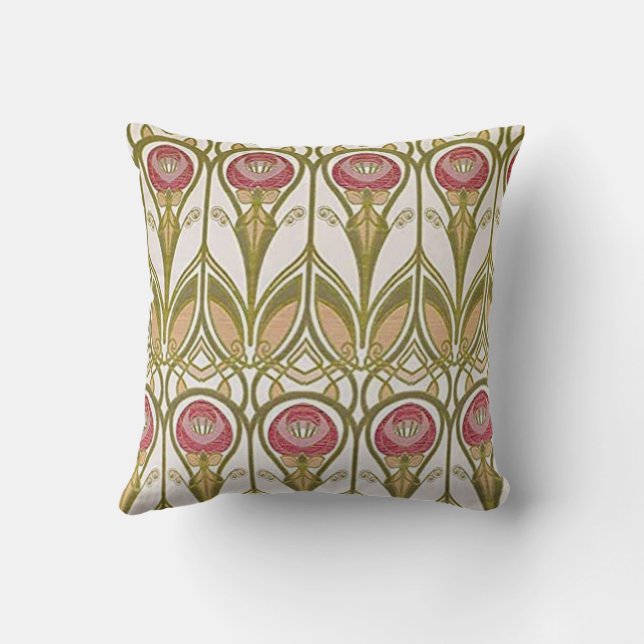 charles rennie mackintosh throw pillow (Back)
