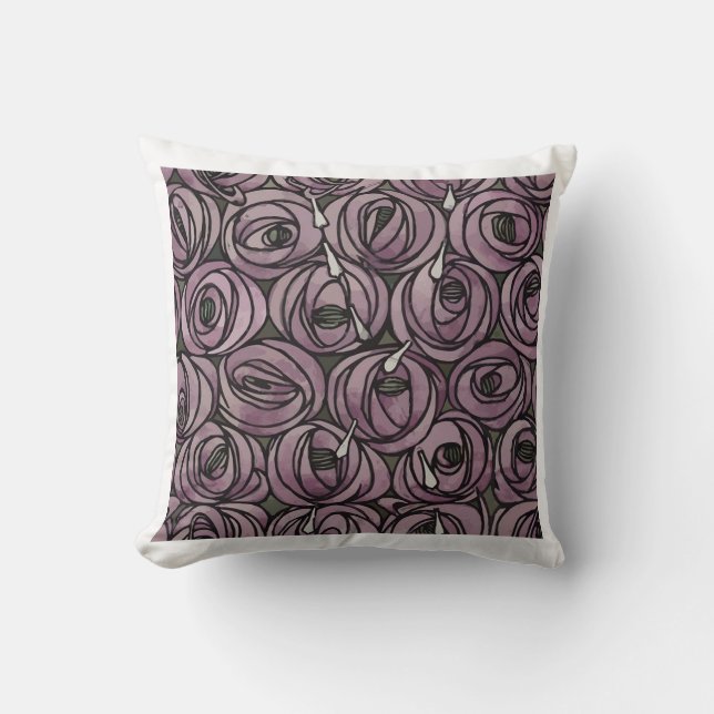 CHARLES RENNIE MACKINTOSH THROW PILLOW (Front)
