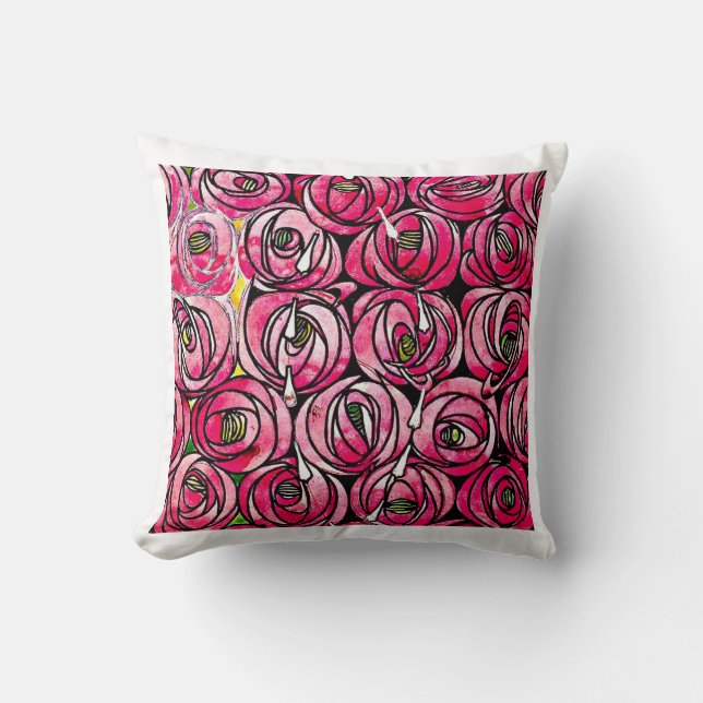 CHARLES RENNIE MACKINTOSH THROW PILLOW (Front)