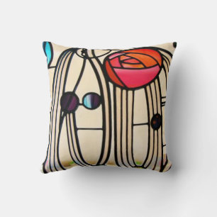 charles rennie mackintosh throw pillow
