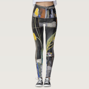 Charles Rennie Mackintosh - Yellow Tulips Leggings