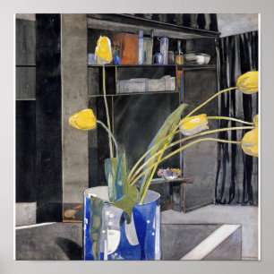 Charles Rennie Mackintosh - Yellow Tulips Poster