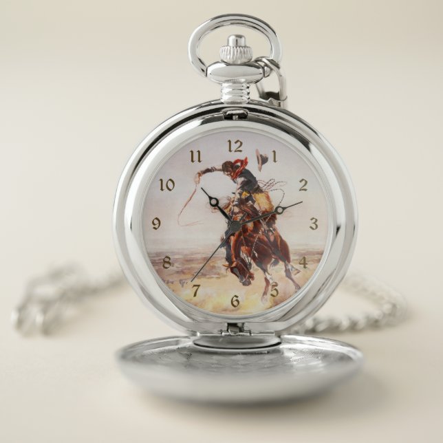 Charles Russell A Bad Hoss Pocket Watch (Inside)