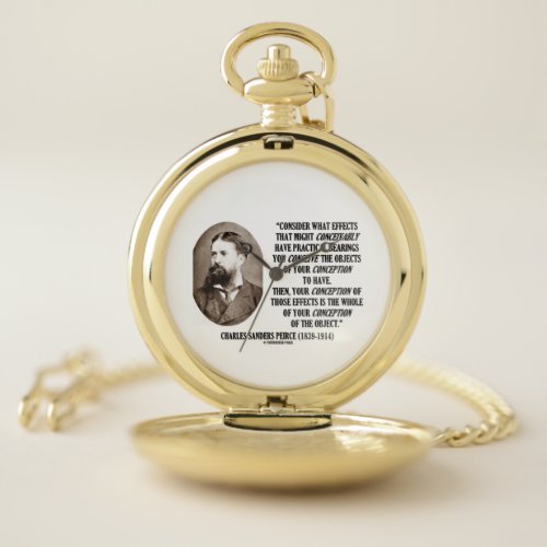 Charles Sanders Peirce Effects Objects Conception Pocket Watch