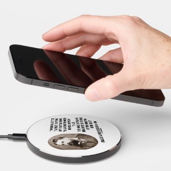Charles Sanders Peirce Effects Objects Conception Wireless Charger by unfinishedpolis at Zazzle