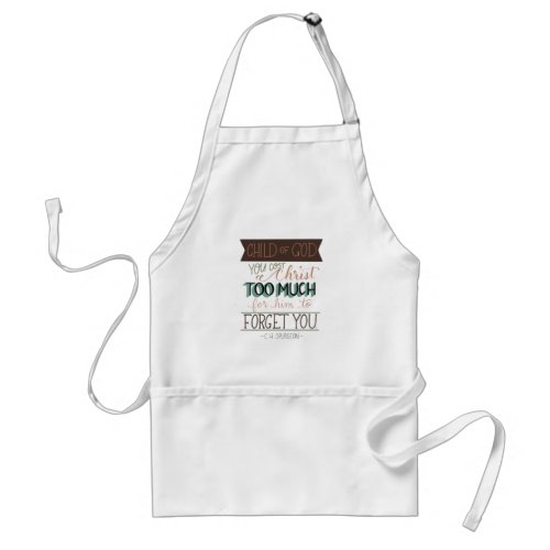Charles Spurgeon quote  Christian quotes  Christ Adult Apron