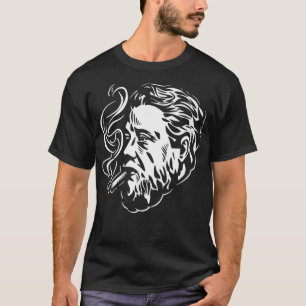 Charles Spurgeon Smoking a Cigar Premium T-Shirt