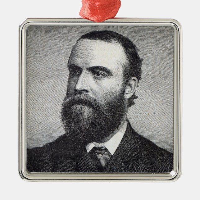 Charles Stewart Parnell Metal Ornament (Front)