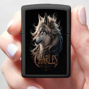 Charles, The Wolf's Name Zippo Lighter