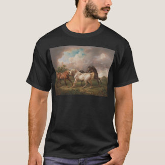 Charles Towne Art Painting Oil Horses Destiny T-Shirt