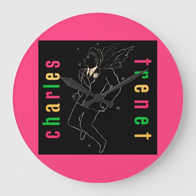 Charles Trenet Large Clock (Front)