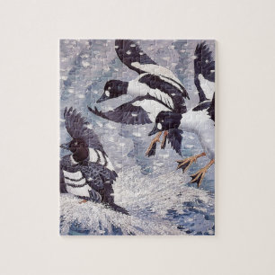 Charles Tunnicliffe Goldeneyes Ducks Jigsaw Puzzle