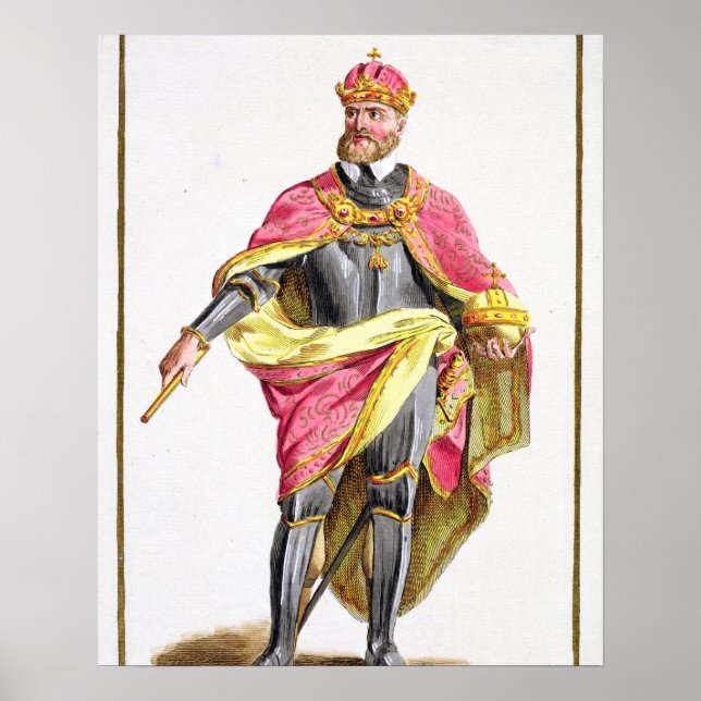 Charles V (1500-58) from 'Receuil des Estampes, re Poster (Front)