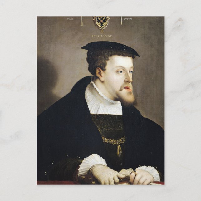 Charles V  Holy Roman Emperor Postcard (Front)